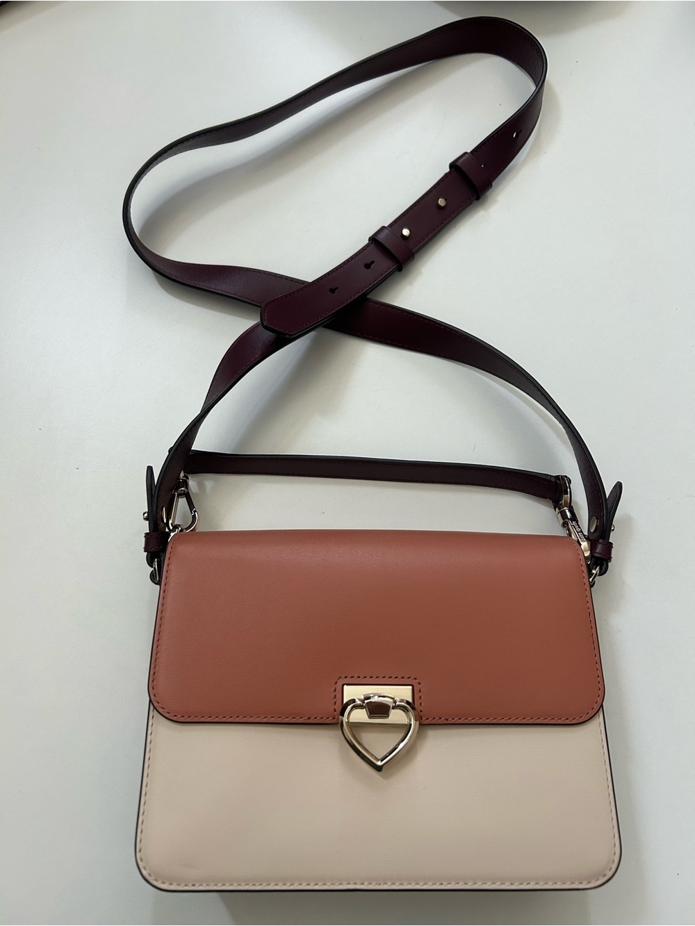 NWOT Kate Spade Nicola flap tricolor crossbody
